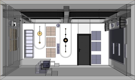 茶室与家庭影院的沉浸式融合娱乐空间