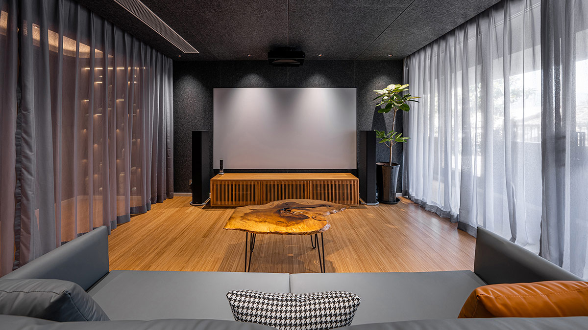 轻纱曼影客厅影院