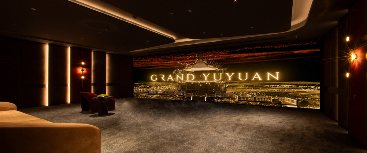 外滩BFC售楼处展示厅影院视听系统应用案例