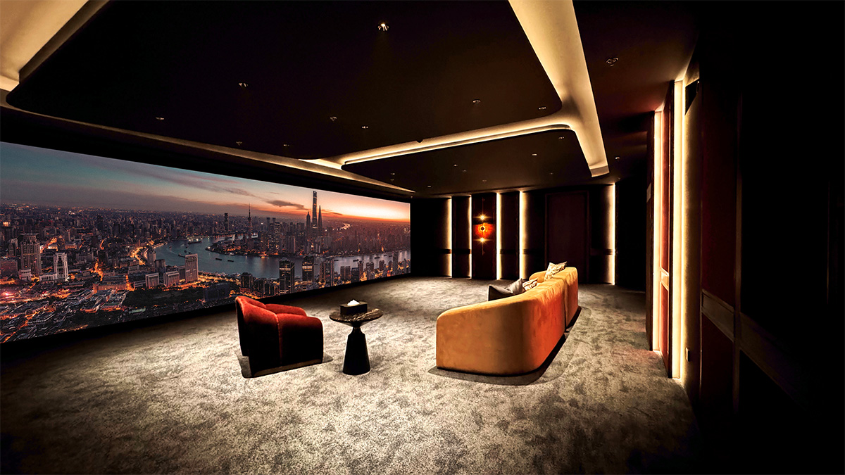 外滩BFC售楼处展示厅影院视听系统应用案例