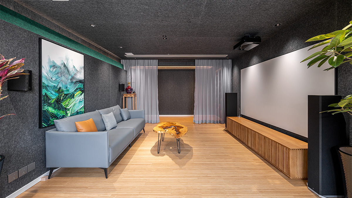 高颜值客厅影院