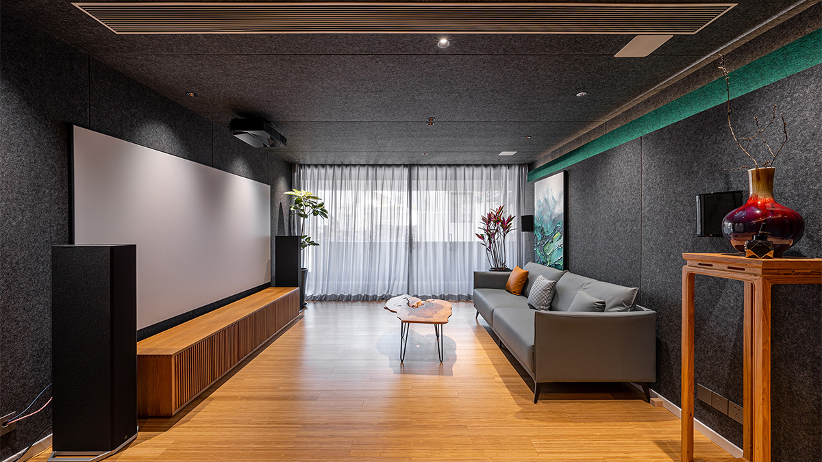 高颜值客厅影院