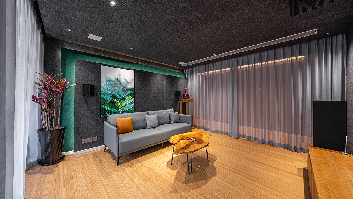 高颜值客厅影院